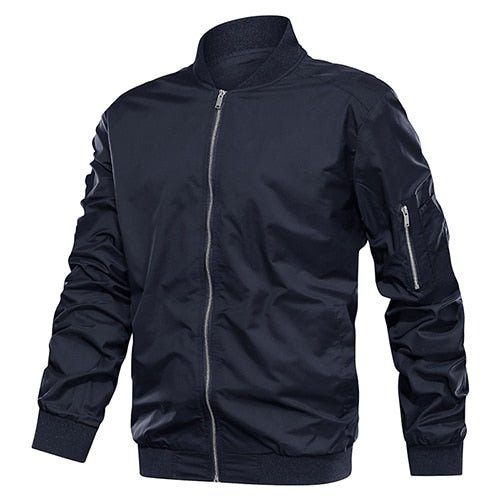 Autumn Men's Lightweight Bomber Jacket Coat Mens Spring Casual  Jackets Students Baseball Style Coats Outerwear Boys