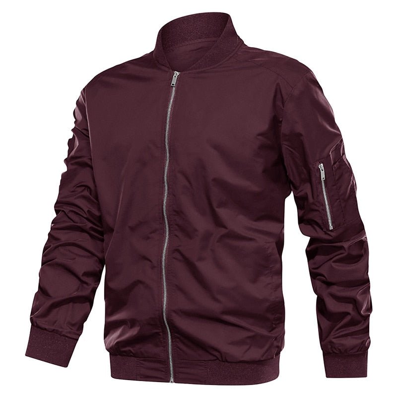 Autumn Men's Lightweight Bomber Jacket Coat Mens Spring Casual  Jackets Students Baseball Style Coats Outerwear Boys
